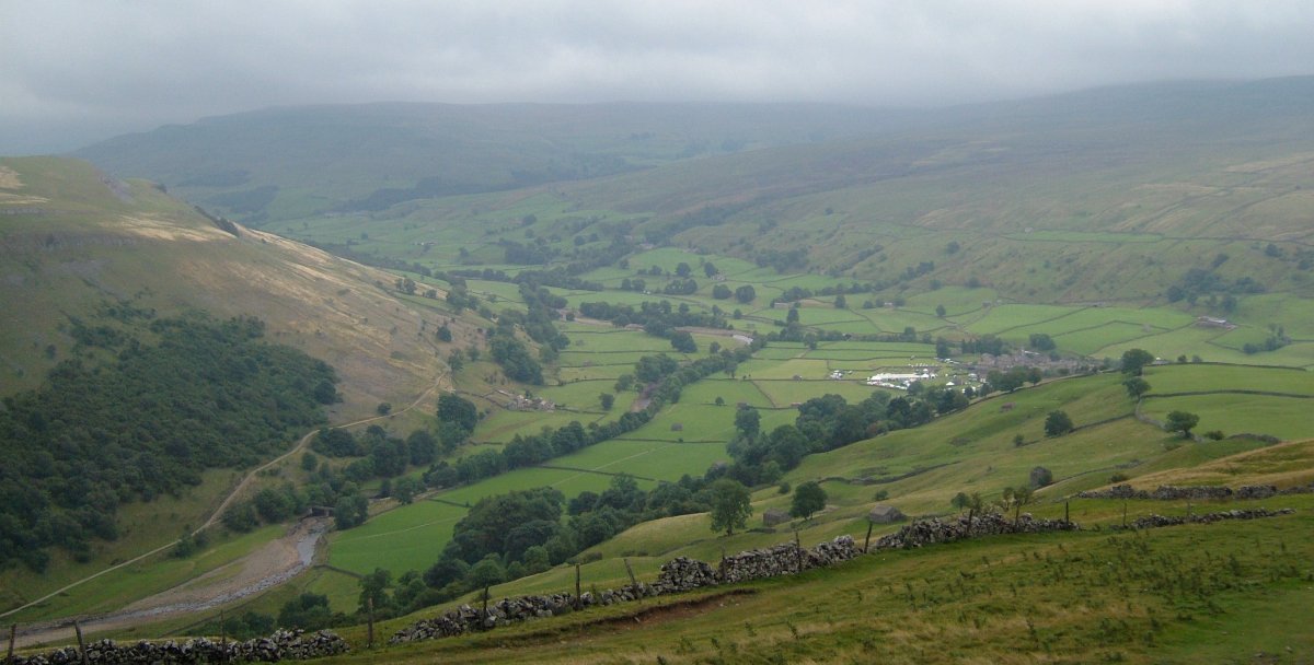 Swaledale and Muker from Kisdon