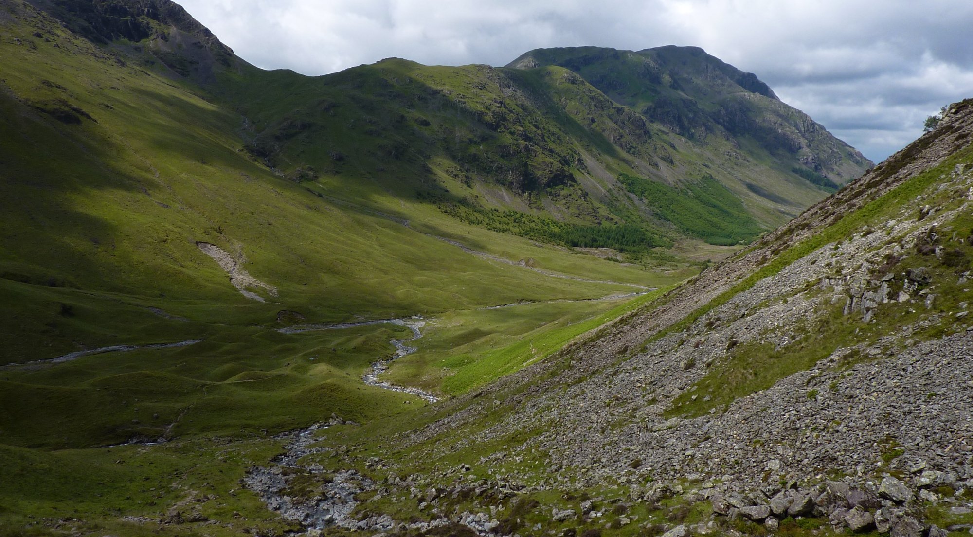At the foot of Loft Beck, looking along Ennerdale