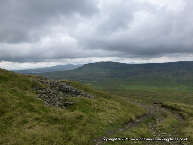 Looking across to Pen-y-Ghent from Fountains Fell