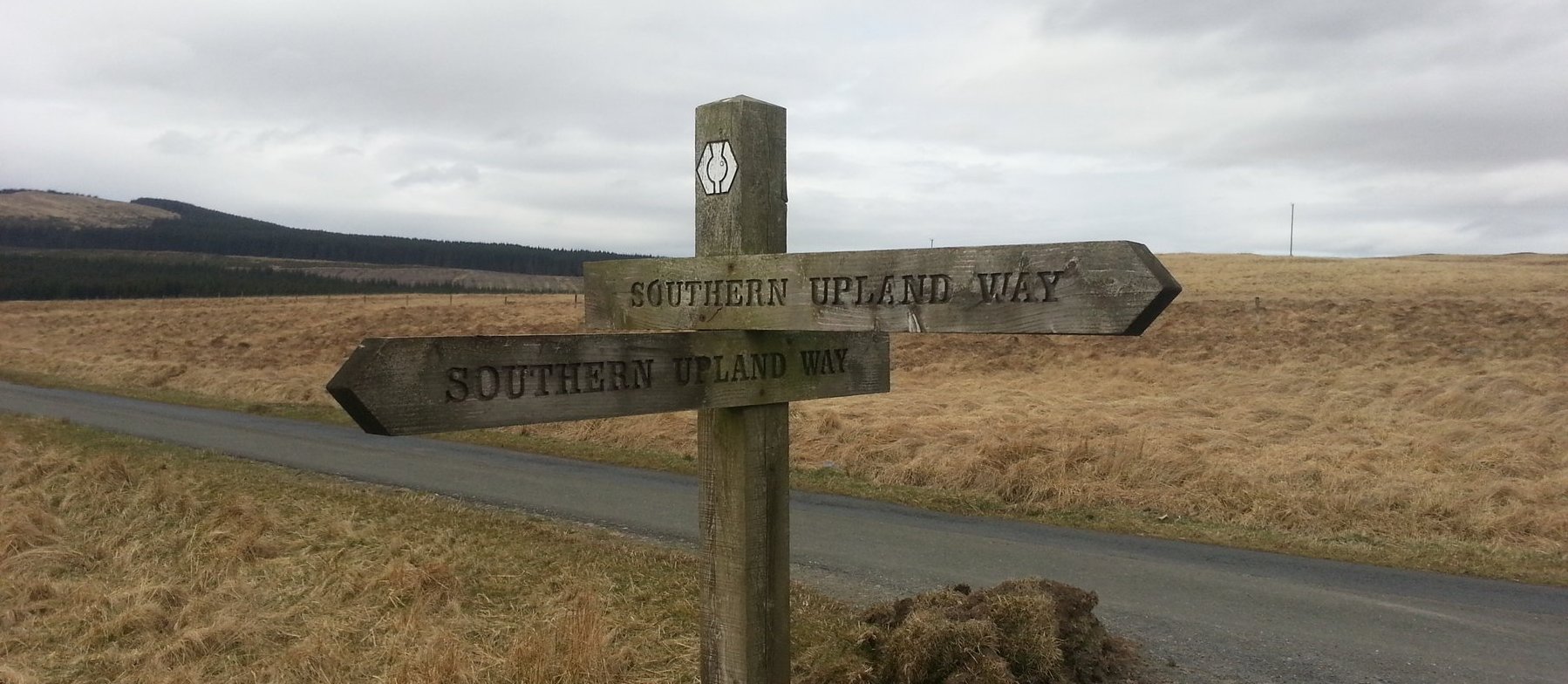 Southern Upland Way sign