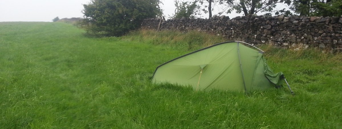 A wildcamp on the Pennine Way 