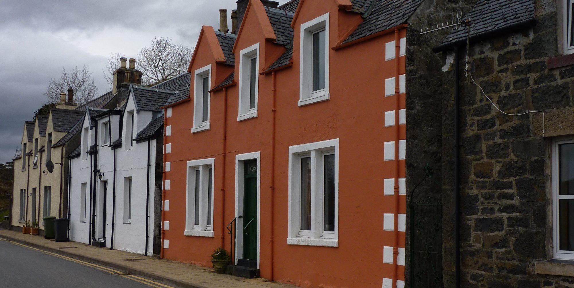 More houses in Portree