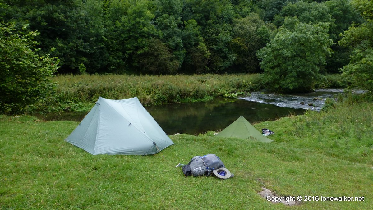 Lovely river-side pitch in the White Peak