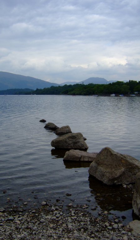 The view across Loch Lomond