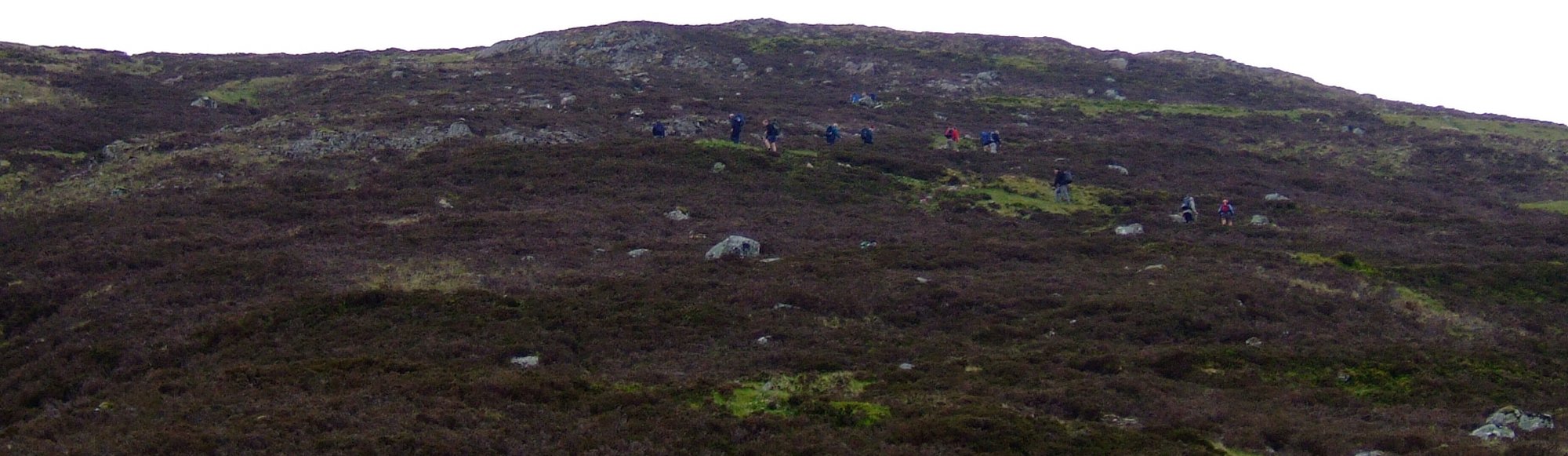Climbing the Devil's Staircase - about 16 people ahead of me