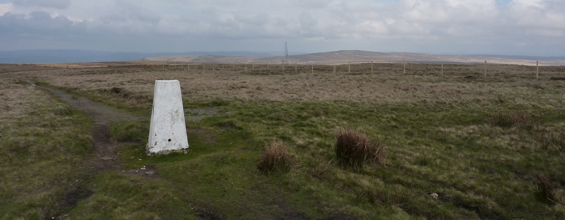 Trig point on White Hill