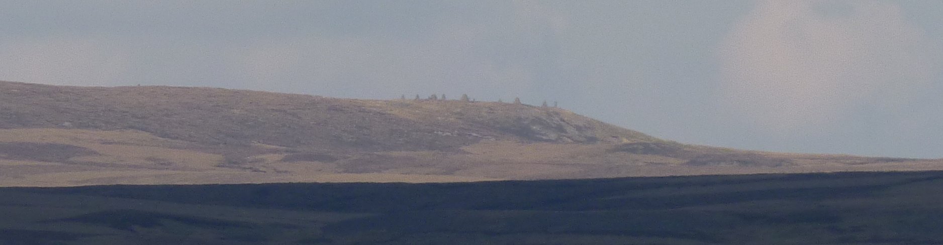 Nine Standards Rigg, just about visible from the path to Tan Hill