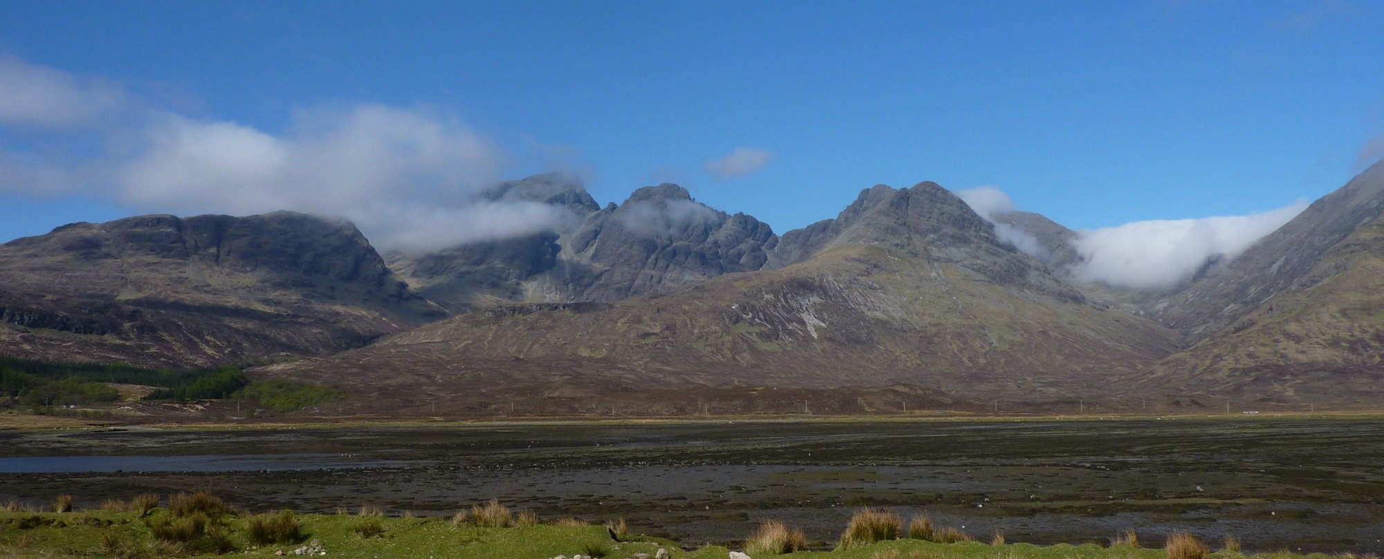 Bla Bheinn from the other side of Loch Slapin, looking even more impressive