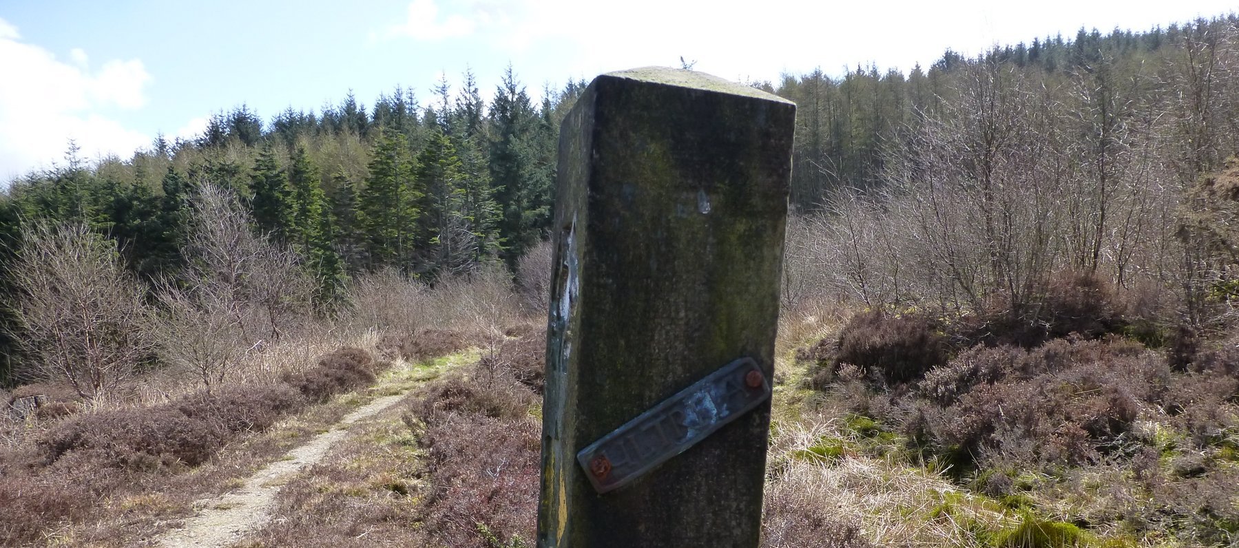 The ‘Ultreia’ plaque on this post means a kist is nearby!