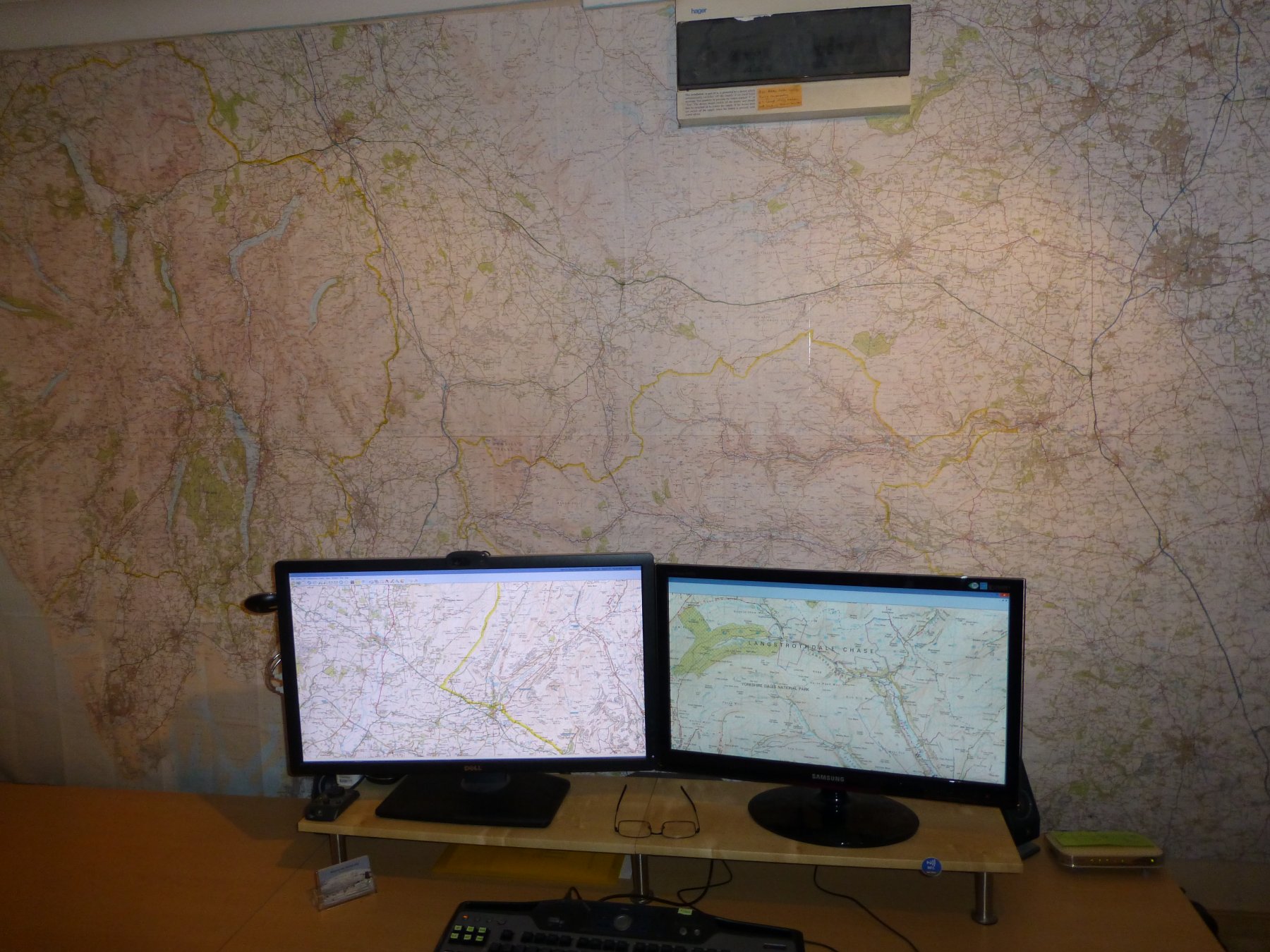 My Ordnance Survey Map Wall