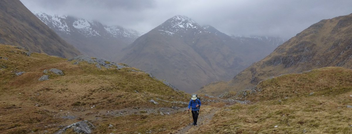 Looking back to the Five Sisters of Kintail 