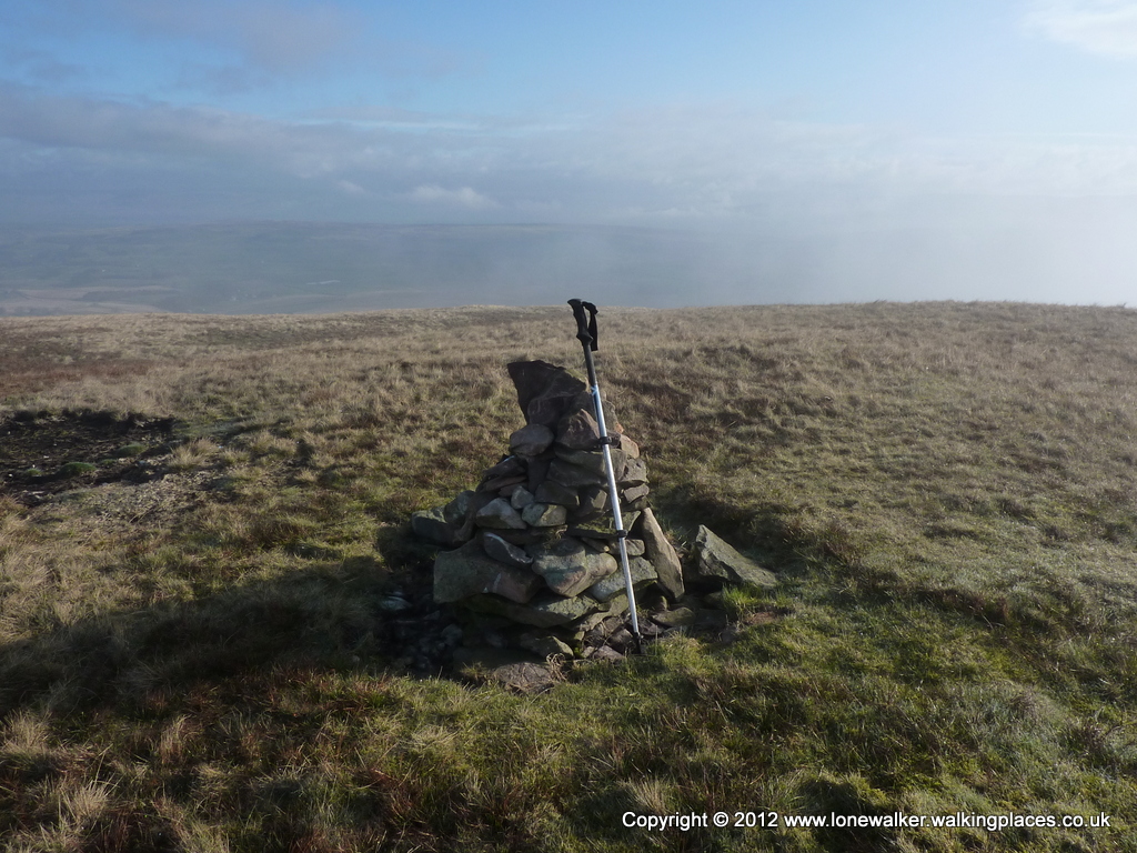 Summit cairn on Harter Fell in the Howgills