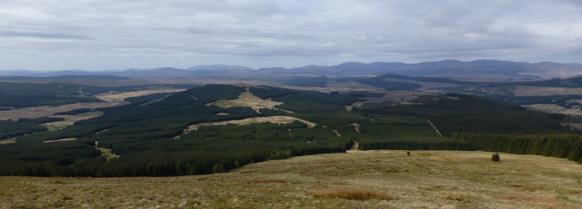 View from ascent of Benbrack